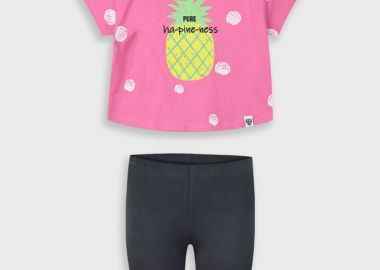 Σετ με τύπωμα για κορίτσι | ΜΑΥΡΟ - Energiers - 